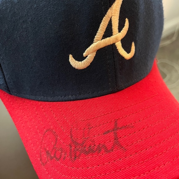 Ron Gant Atlanta Braves Baseball Cap Signed - Picture 9 of 12